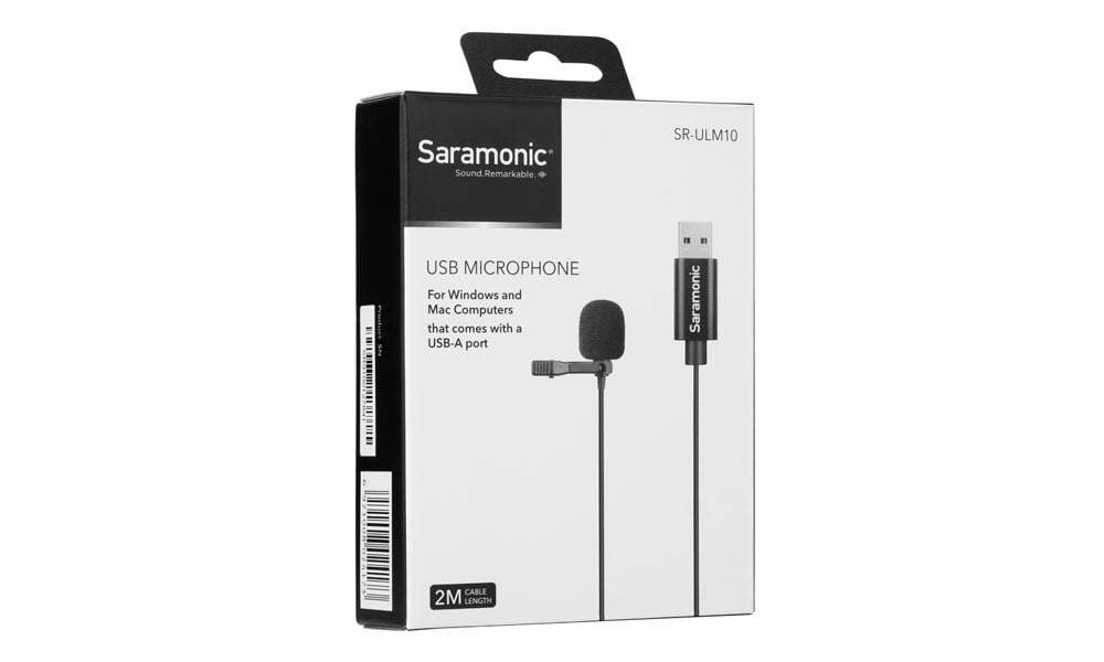 Microphone Saramonic Lavalier 6M USB cho PC & MAC (SR-ULM10L) Chính Hãng