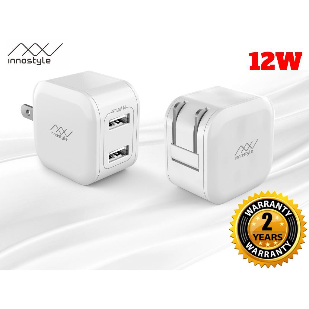 Sạc Innostyle Minigo 2 USB-A 12W Smart Charging AI (IC12SA)