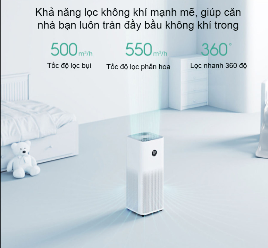 Máy Lọc Không Khí Xiaomi Mi Air Purifier 4 Pro