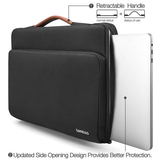 Túi Chống Sốc Tomtoc (USA) Briefcase Macbook Pro 16'' - Black (A14-E02H)