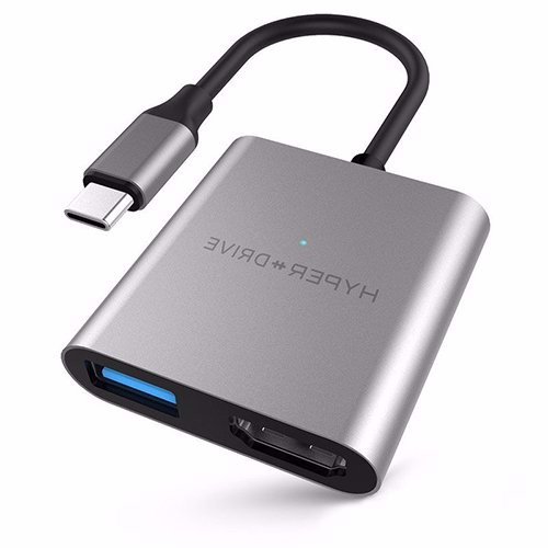 Cổng Chuyển HyperDrive 4K HDMI 3-in-1 USB-C Hub for MacBook, PC & Devices (HD259A)