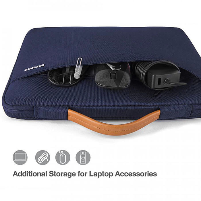 Túi Chống Sốc Tomtoc (USA) Spill-Resistant Macbook Pro 13'' - Blue ( A22-C02B01)
