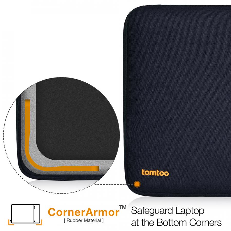 Túi Tomtoc (USA) 360° Protective Macbook Pro 13'' - Black (A13-C02D)