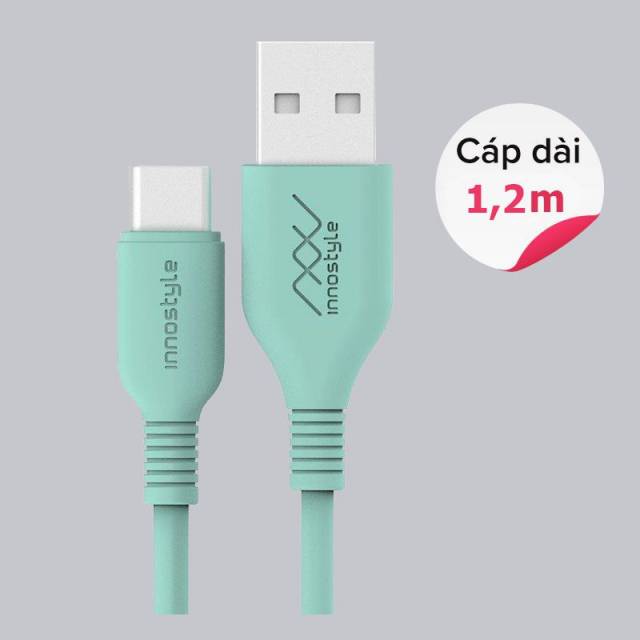 Cáp Innostyle Jazzy USB-A To USB-C 15W Dài 1.2M (IAC120T)