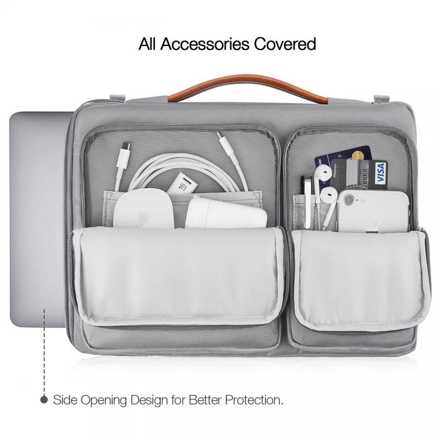 Túi Đeo TOMTOC (USA) 360* Shoulder Bags MacBook Pro 15'' - Gray (A42-E02G)