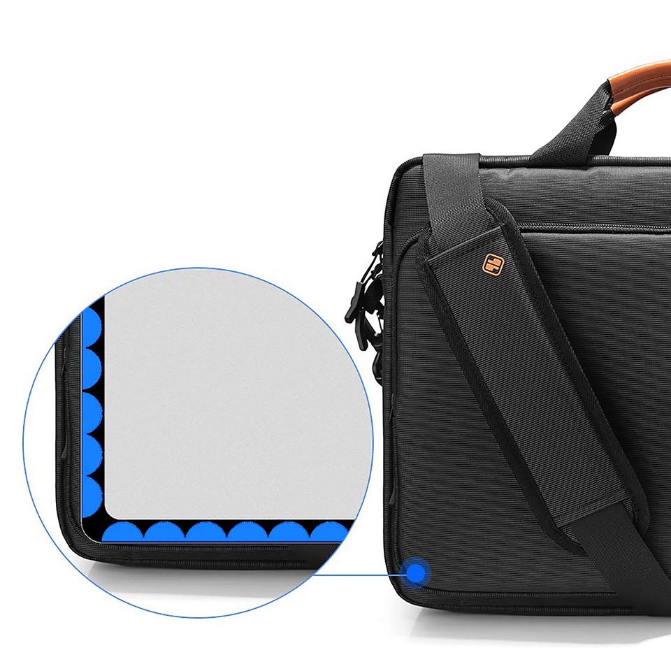 Túi Tomtoc (USA) Travel Briefcase For Ultrabook 15'' - Black (A49-E01D)