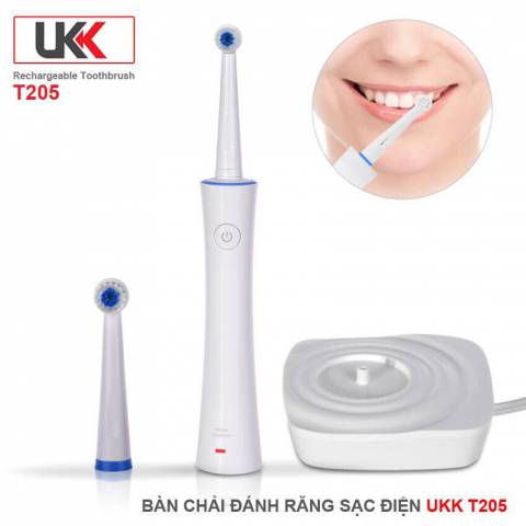 Bàn chải đánh răng điện UKK T205 Chính Hãng