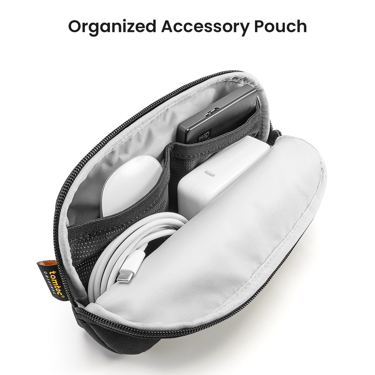 Túi Chống Sốc Tomtoc (Usa) Protective Kèm Túi Phụ Kiện Cho Macbook Air/Pro 13” Đen A13-C12D