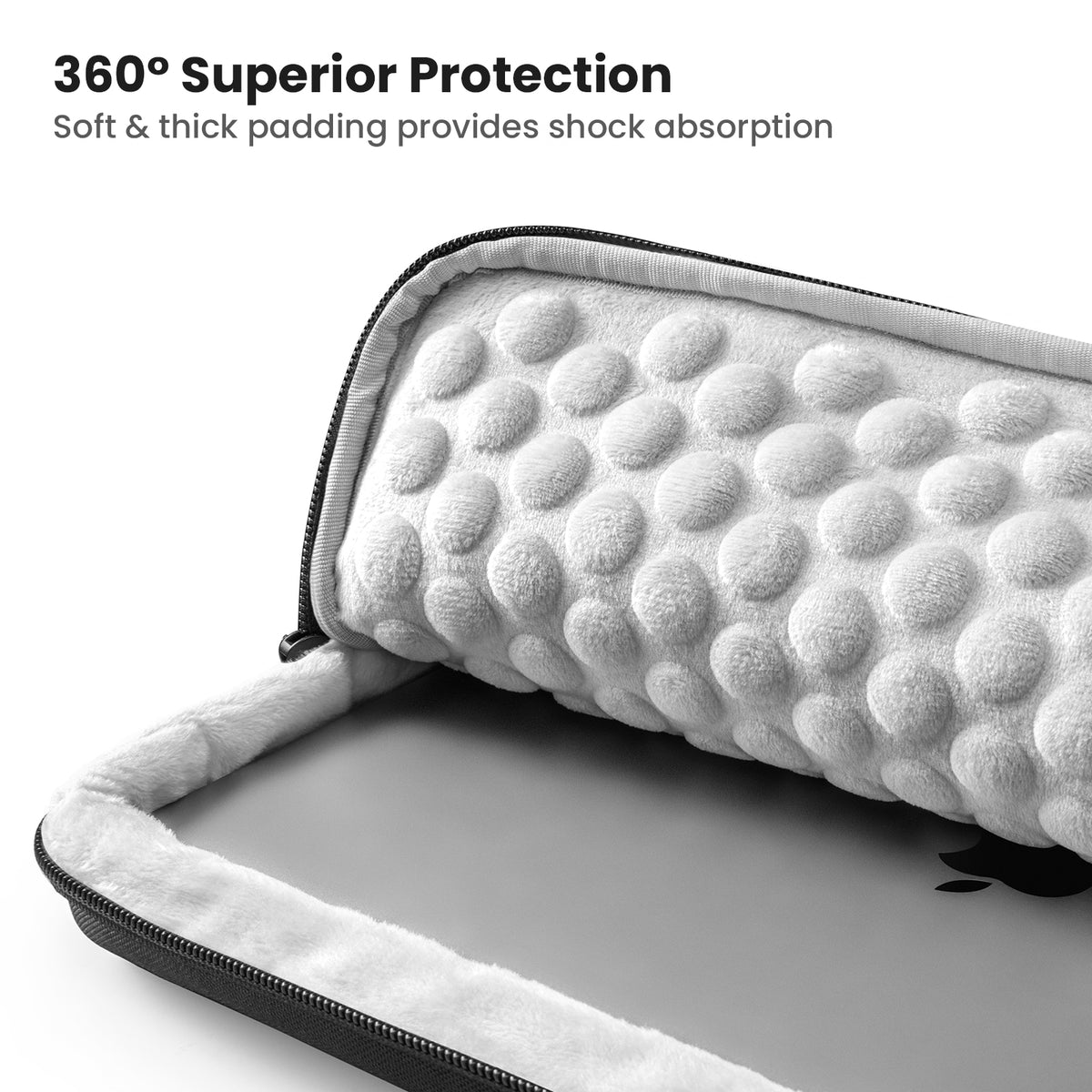 Túi Chống Sốc Tomtoc (USA) 360* Protective Kèm Túi Phụ Kiện Cho Macbook Pro 14” Xám A13-D2G1GP