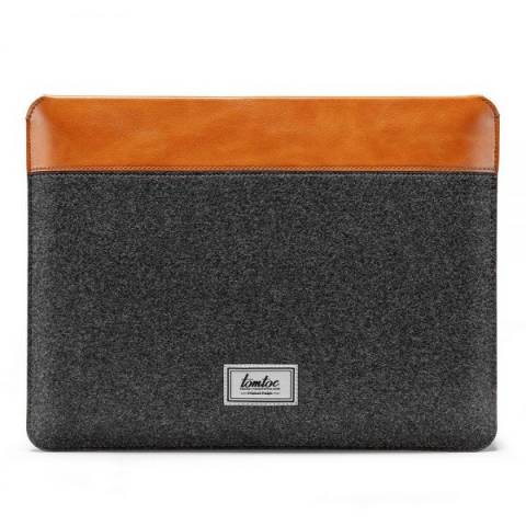 Túi Chống Sốc Tomtoc (USA) Felt & Pu Leather For Macbook 16'' Gray (H16-E01Y)