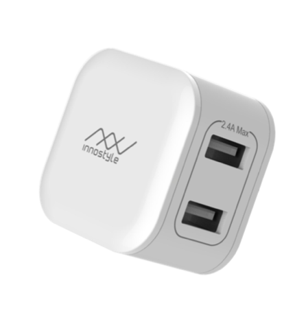 Sạc Innostyle Minigo 2 USB-A 12W Smart Charging AI (IC12SA)