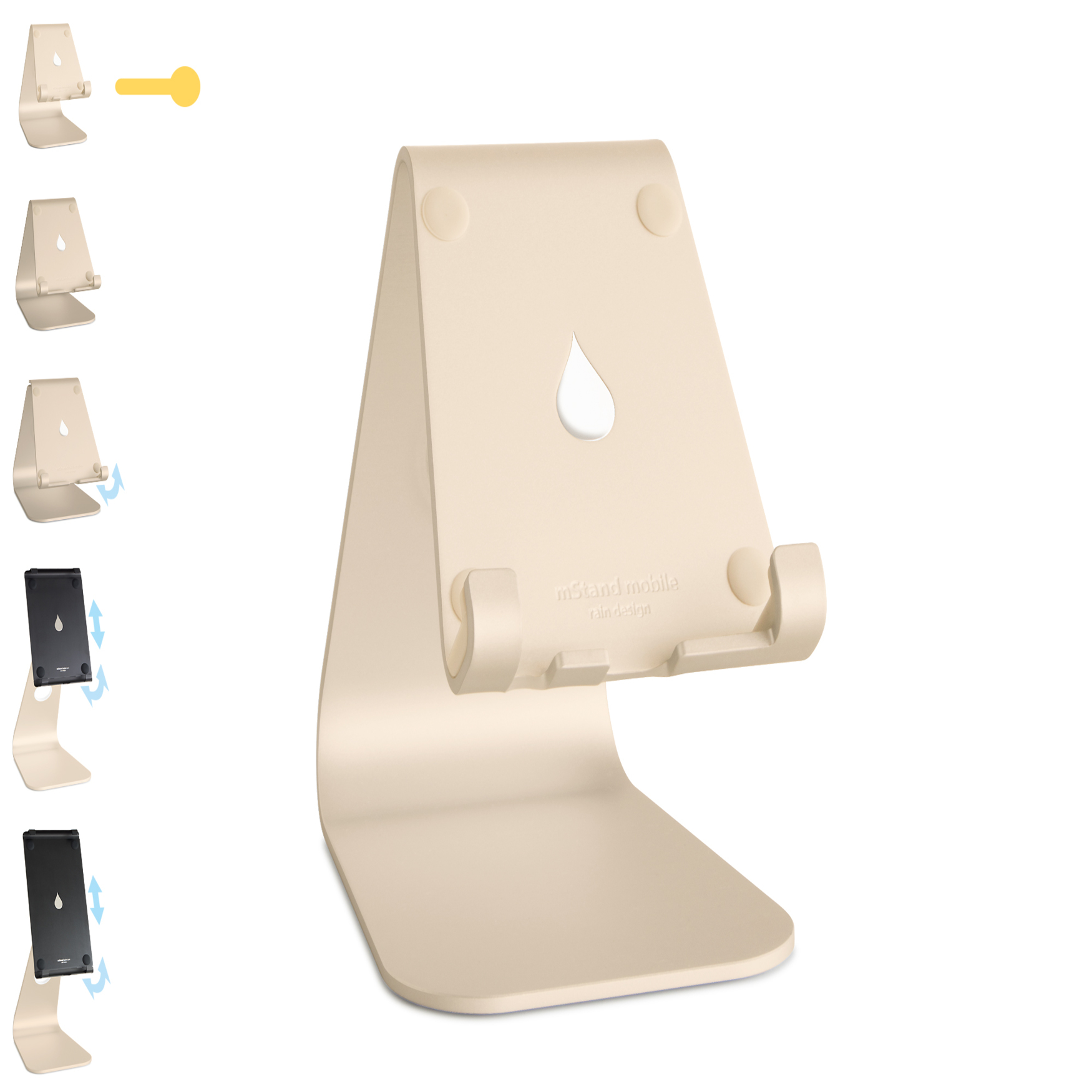 Đế Tản Nhiệt Rain Design (USA) MStand Mobile - Gold (10060)