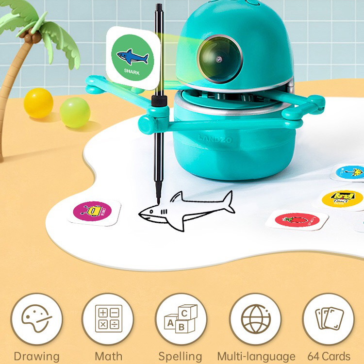 Robot Quincy - Kích hoạt trí thông minh, thị giác, logic và ngôn ngữ cho trẻ
