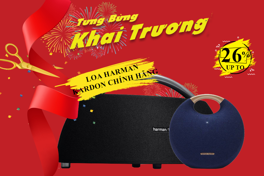 loa-harman-Kardon-giam-soc-khai-truong