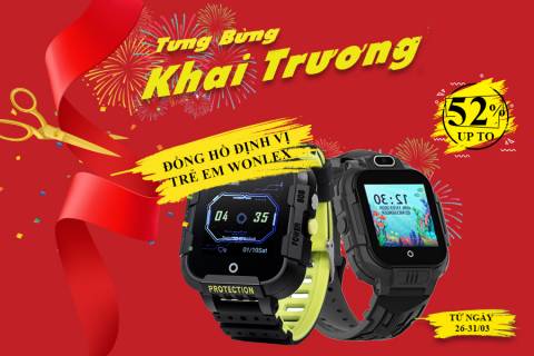 Khai trương giảm sốc - Mua thần tốc: Đồng hồ định vị trẻ em giảm giá lên đến 52%