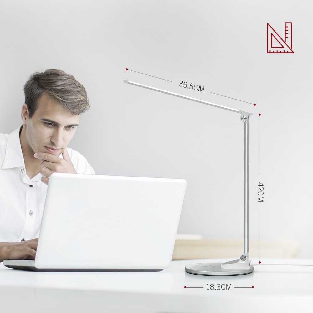 Hàng Trưng Bày - Đèn LED Chống Cận Kiêm Sạc Không Dây Taotronics TT-DL044 9W Chính Hãng