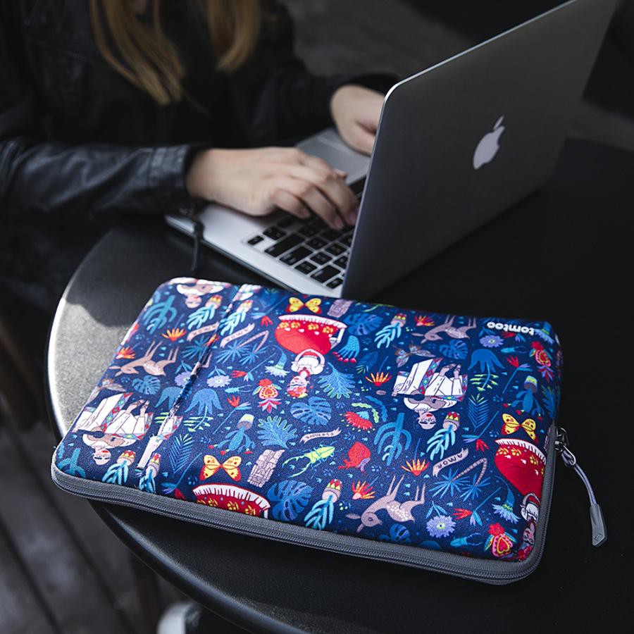 Túi Chống Sốc Tomtoc (USA) 360° Protective Macbook Pro/Air 13'' New Dazzling Blue (A13- C026)