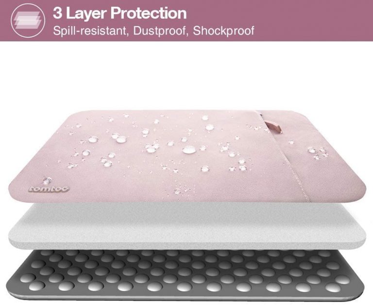 Túi Chống Sốc Tomtoc (USA)- Protective Macbook Pro/Air 13'' New Pink (A13-C02C)