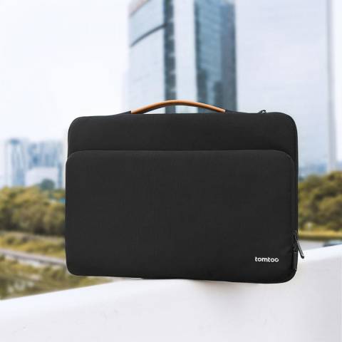 Túi Xách Chống Sốc Tomtoc (USA) Briefcase Macbook Pro 13” - Black (A14-B02H)