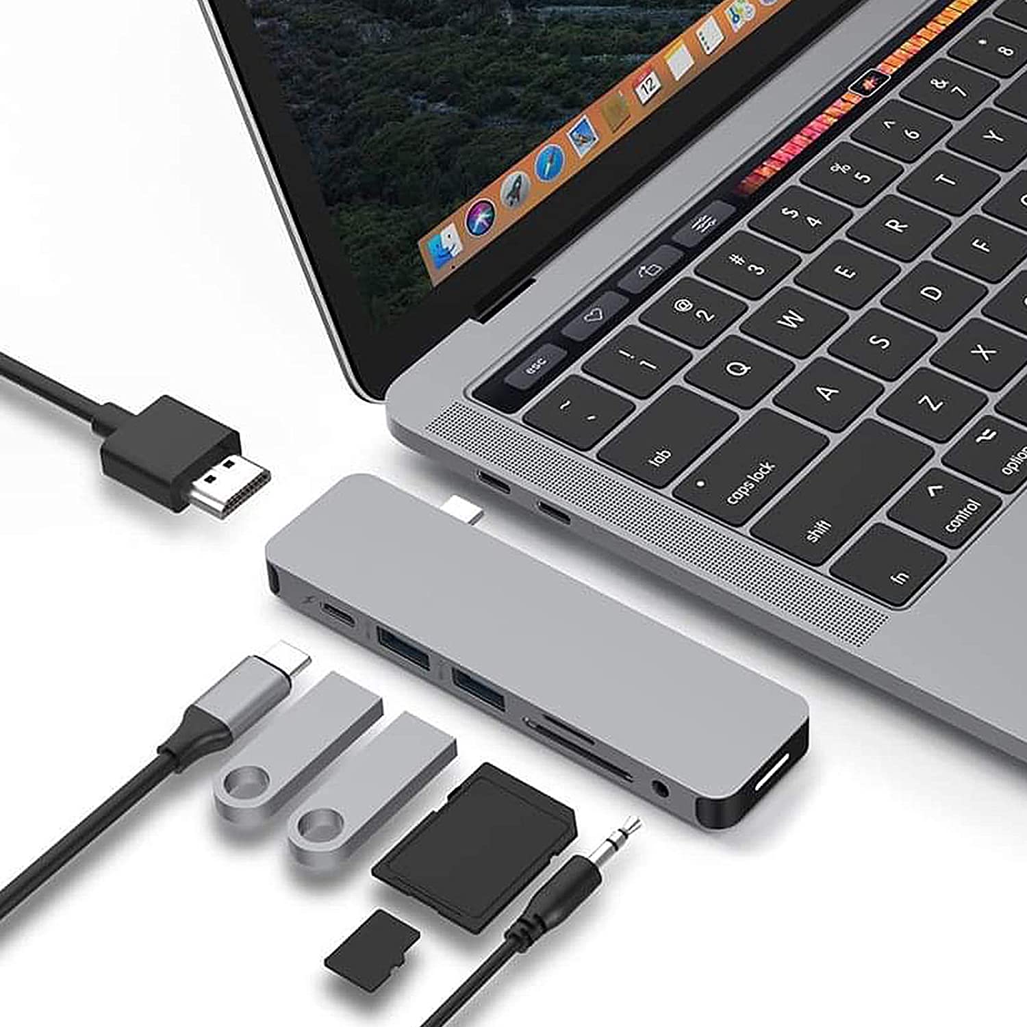 Cổng Chuyển HyperDrive SOLO 7-in-1 USB-C Hub For MacBook/PC & Devices (GN21D)