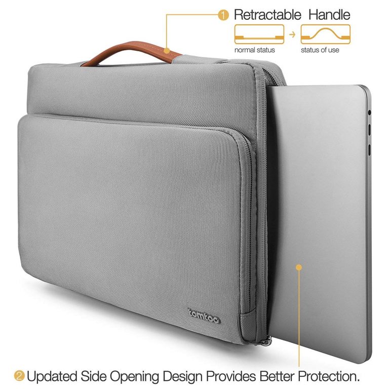 Túi Xách Chống Xốc Tomtoc (USA) Briefcase Macbook Pro 16'' New ( Gray)_A14-E02G