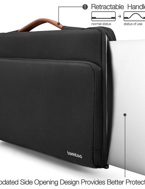 Túi Chống Sốc Tomtoc (USA) Spill-Resistant Macbook Pro 16'' - Black (A22-E02H01)