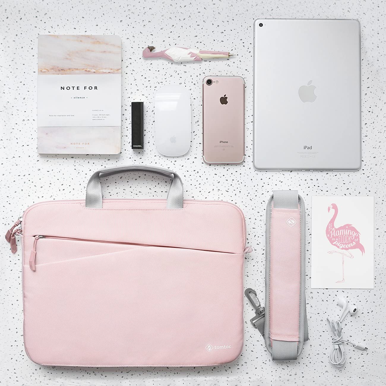 Túi Xách Tomtoc (USA) Messenger Bags Macbook 13″ - Pink (A45-C01C)