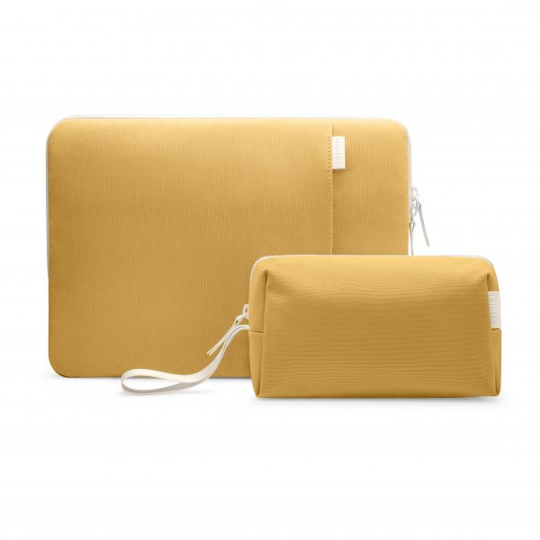 Túi Chống Sốc Tomtoc (USA) Organized Corner Armor + Pouch Macbook Air/Pro 13'' New Yellow A23-C02Y01