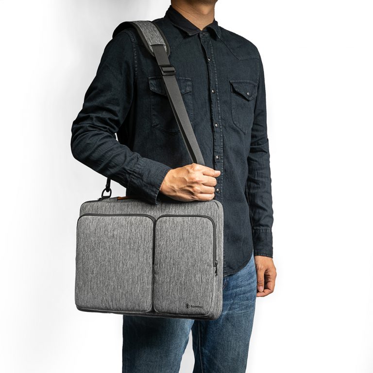 Túi Đeo TomToc (USA) 360* Shoulder Bags MacBook Pro 13'' New/ MacBook Air13'' 2019 Gray- A42-C02G