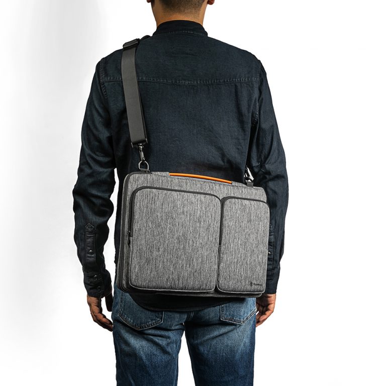 Túi Đeo TomToc (USA) 360* Shoulder Bags MacBook Pro 13'' New/ MacBook Air13'' 2019 Gray- A42-C02G