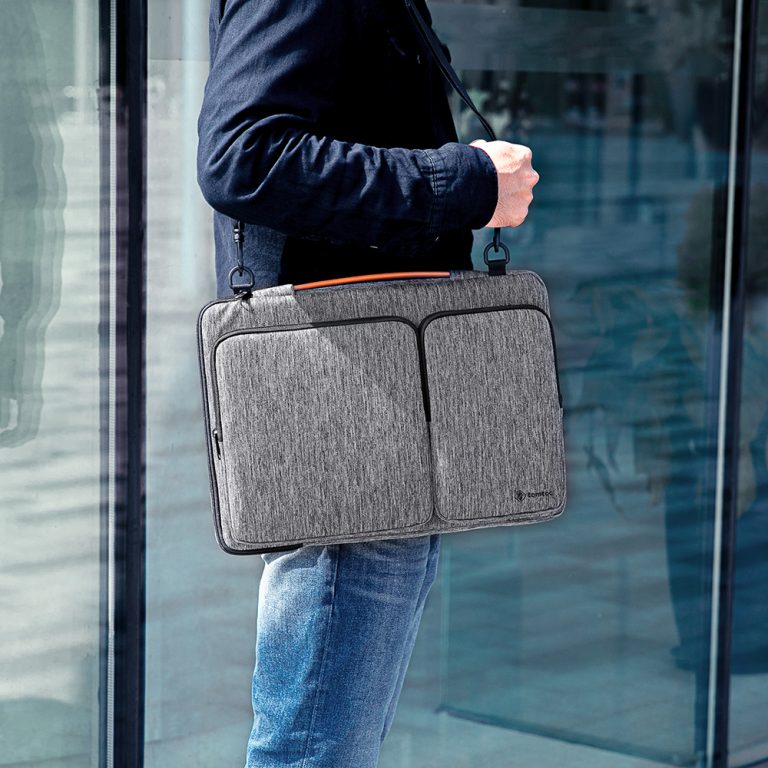 Túi Đeo TomToc (USA) 360* Shoulder Bags MacBook Pro 13'' New/ MacBook Air13'' 2019 Gray- A42-C02G