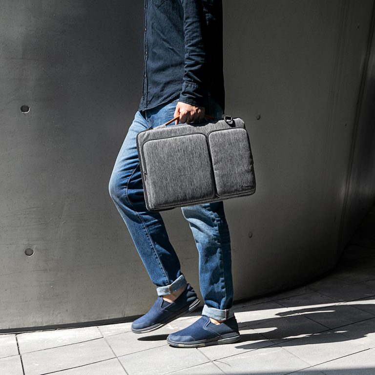 Túi Đeo TomToc (USA) 360* Shoulder Bags MacBook Pro 13'' New/ MacBook Air13'' 2019 Gray- A42-C02G