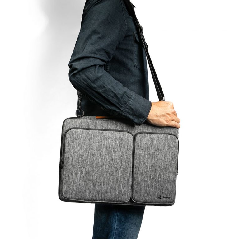 Túi Đeo TomToc (USA) 360* Shoulder Bags MacBook Pro 13'' New/ MacBook Air13'' 2019 Gray- A42-C02G