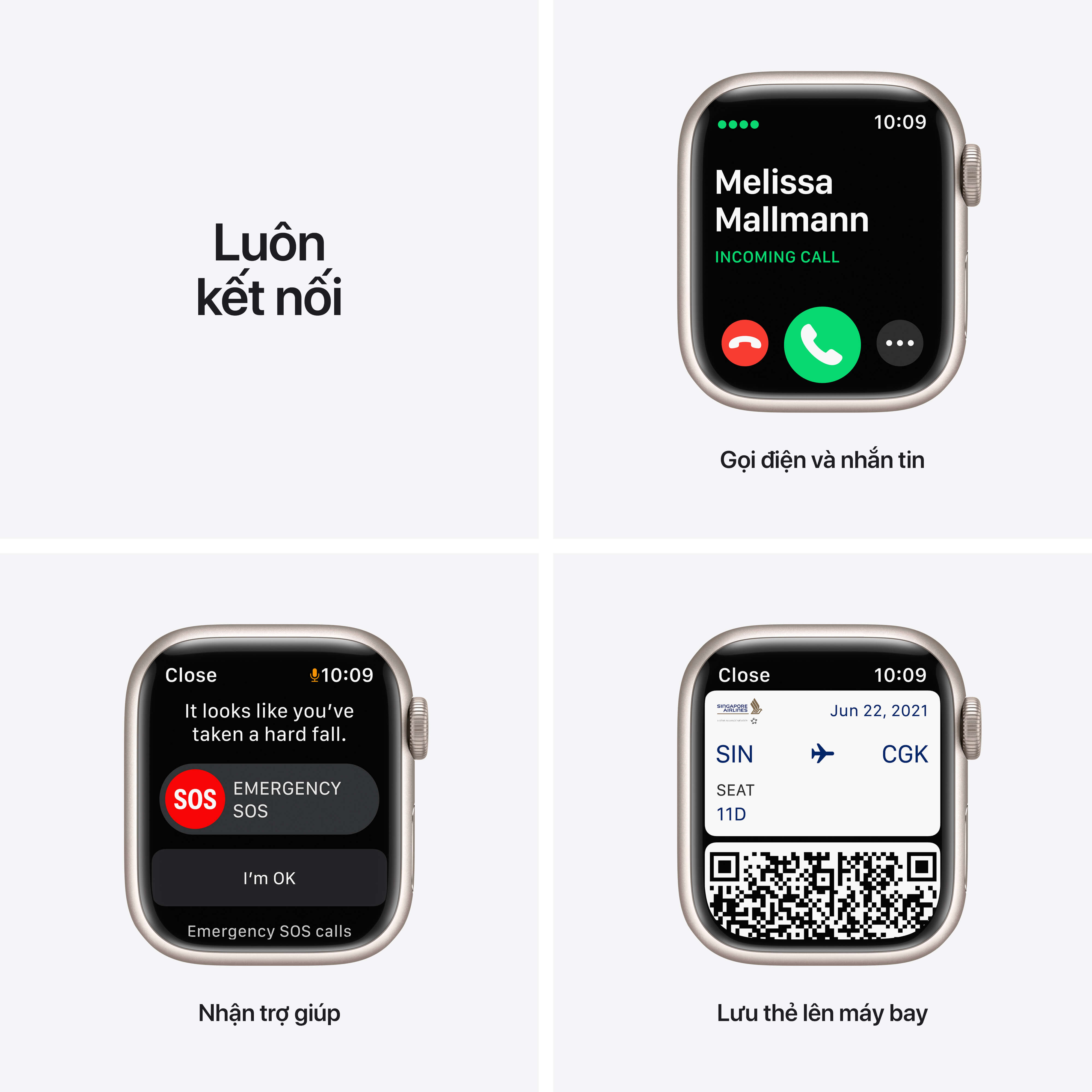 Apple Watch Series 7 45mm Nhôm (GPS+Cellular)