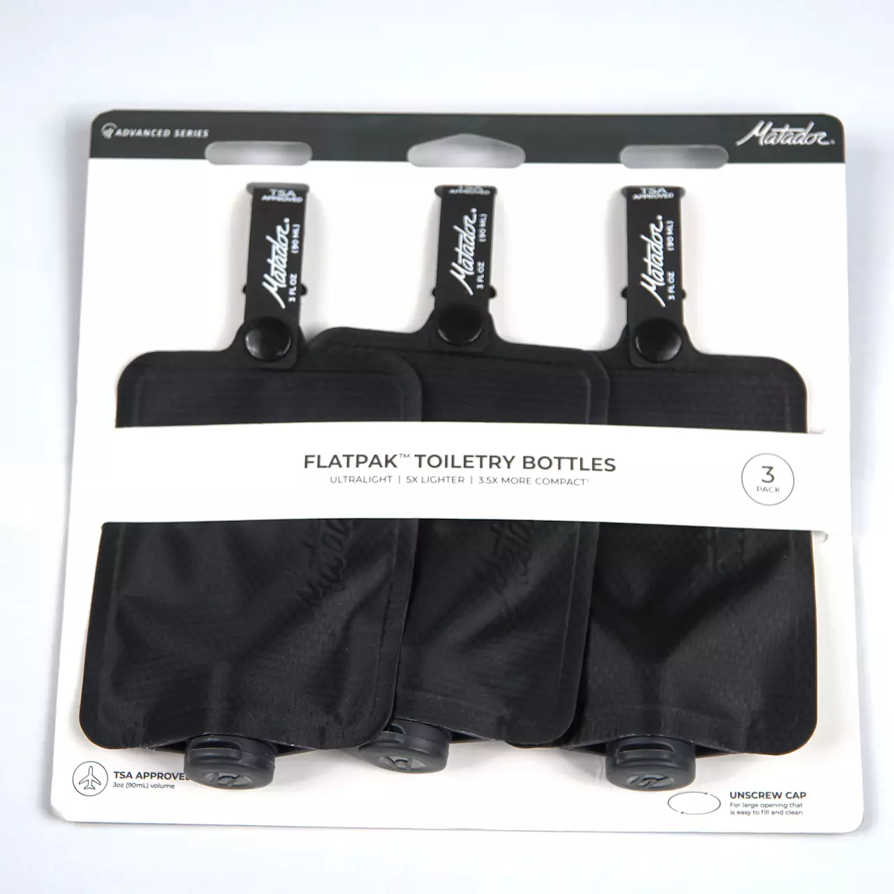 Lọ FlatPak Đựng Dung Dịch FlatPak Toiletry Bottle (3-Pack)