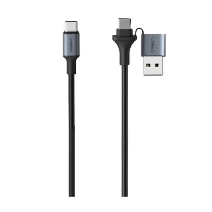 Cáp Sạc Nhanh Eloop S8 2 in 1 USB, Type-C to Type-C, PD 100W 5A
