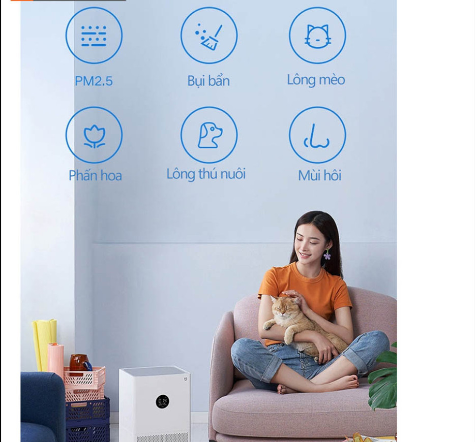 Máy Lọc Không Khí Xiaomi Mi Air Purifier 4 Lite