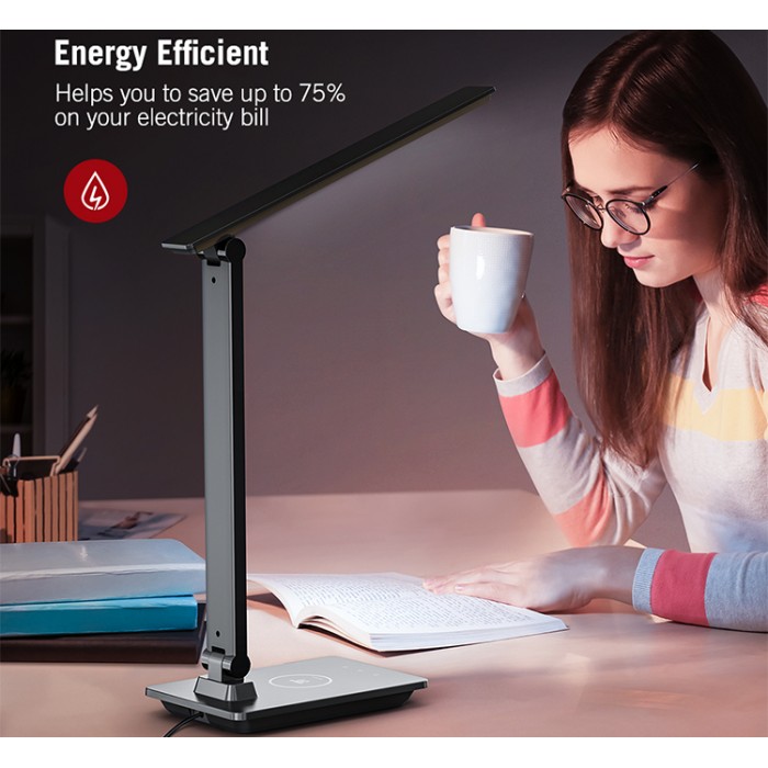 Đèn bàn led TT_DL057 tiết kiệm 75% điện năng so với các loại khác cùng công suất