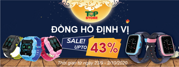 Đồng hồ định vị trẻ em sale upto 43%