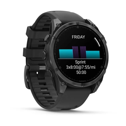 Đồng Hồ Garmin Fenix 8 AMOLED Thép 47mm Chính Hãng