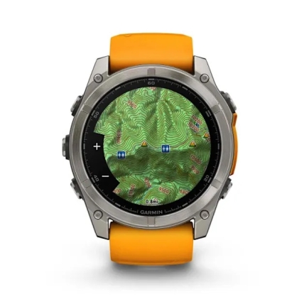 Đồng Hồ Garmin Fenix 8 Sapphire AMOLED Titanium 51mm Chính Hãng