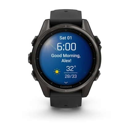 Đồng Hồ Garmin Fenix 8 Sapphire AMOLED Titanium 43mm Chính Hãng