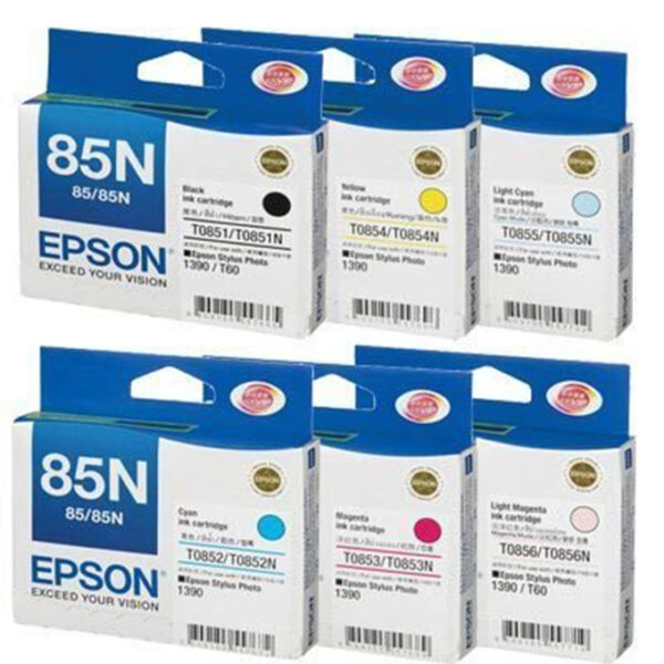 Mực in Màu Epson 85N- Hộp Mực Máy In Epson 1390 / T60 - Chính Hãng