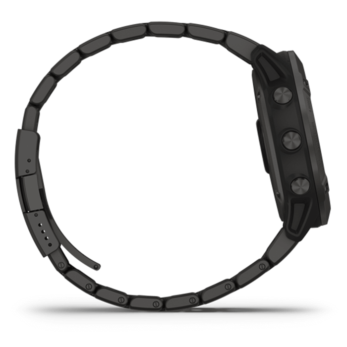 Đồng Hồ Garmin Fenix 6X - Titanium Carbon Gray DLC with DLC Titanium Bracelet, Pro Solar