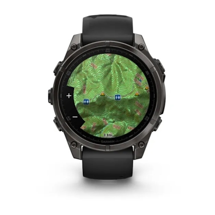 Đồng Hồ Garmin Fenix 8 Sapphire AMOLED Titanium 51mm Chính Hãng