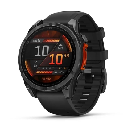 Đồng Hồ Garmin Fenix 8 AMOLED Thép 47mm Chính Hãng