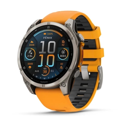 Đồng Hồ Garmin Fenix 8 Sapphire AMOLED Titanium 47mm Chính Hãng