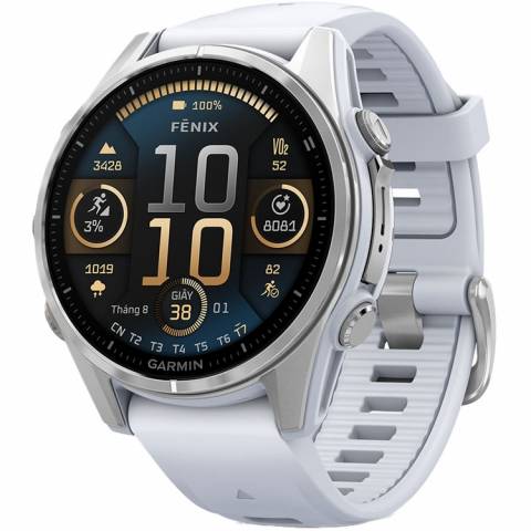 Đồng Hồ Garmin Fenix 8 AMOLED Thép 43mm Chính Hãng