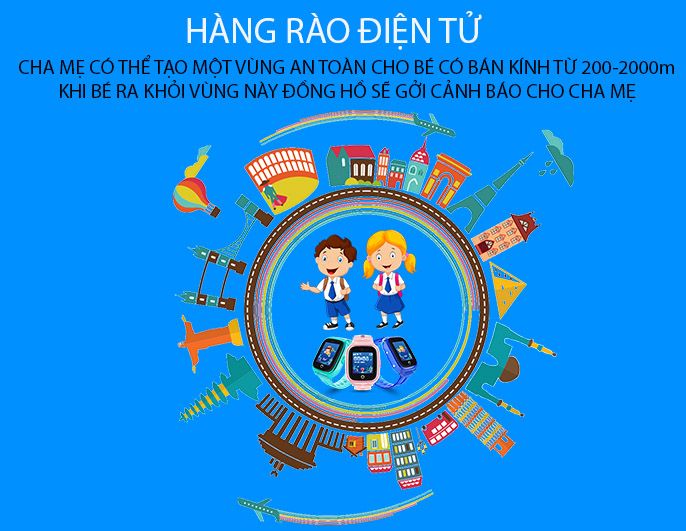 Hàng rào điện tử bảo vệ bé an toàn