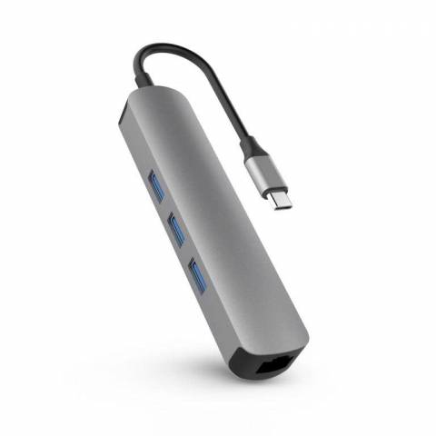 Cổng Chuyển HyperDrive 4K HDMI 6-in-1 USB-C Hub For MacBook/Ultrabook & USB-C Devices (HD233B)